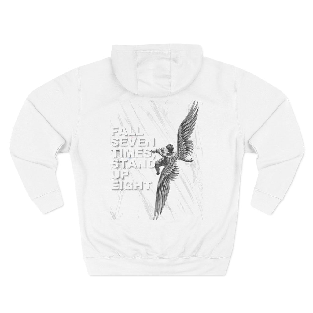 Sudadera Unisex "Fall Seven Times" con capucha