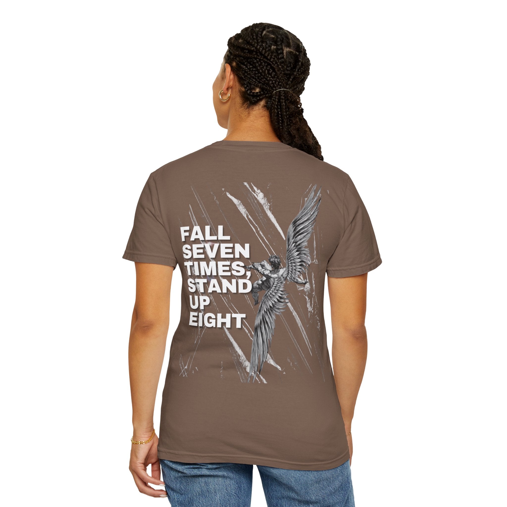 Camiseta Unisex "Fall Seven Times"