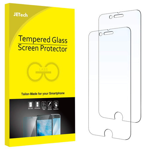 JETech Protector de Pantalla para iPhone 11 y iPhone XR 6,1", Vidrio Cristal Templado, 2 Unidades