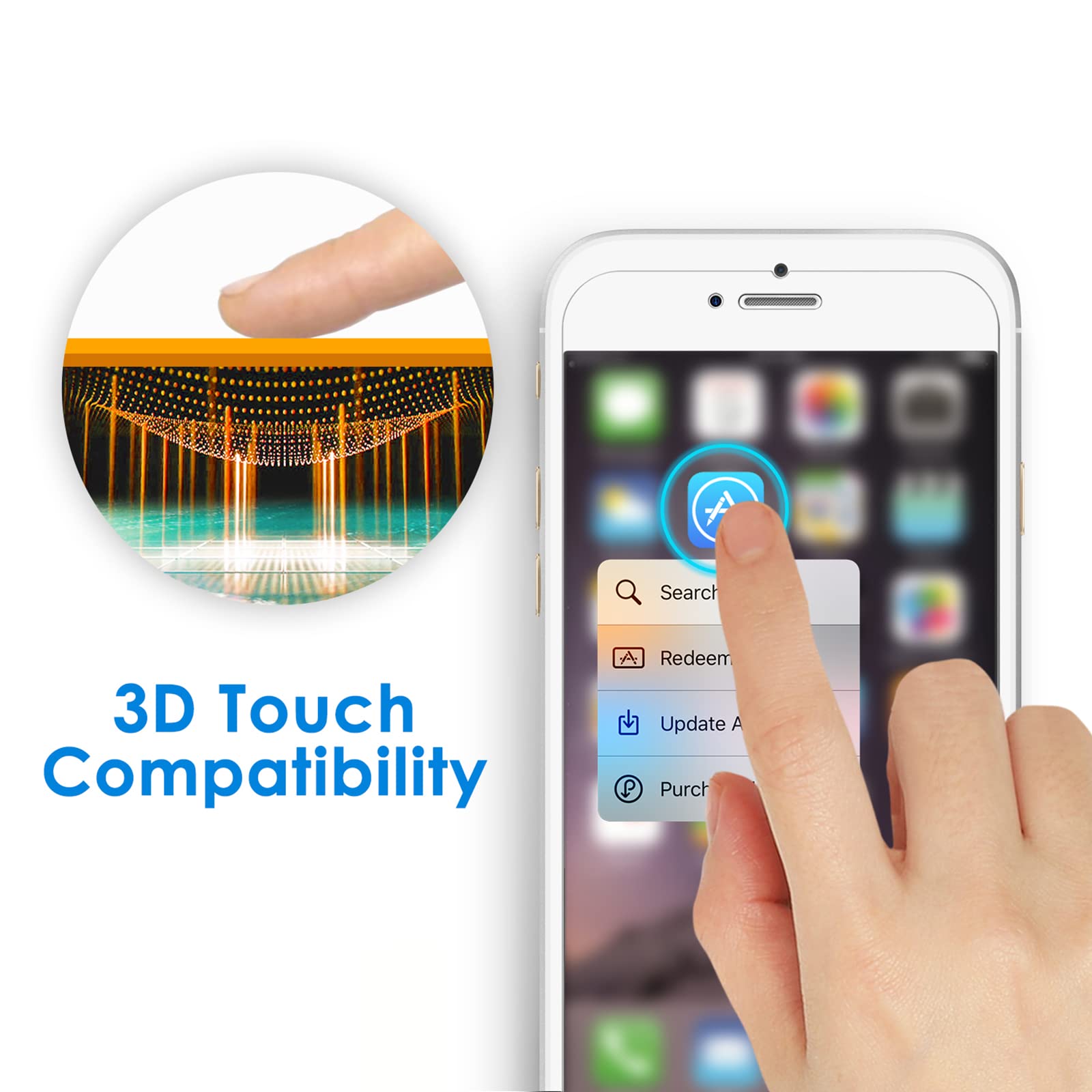 JETech Protector de Pantalla para iPhone 11 y iPhone XR 6,1", Vidrio Cristal Templado, 2 Unidades