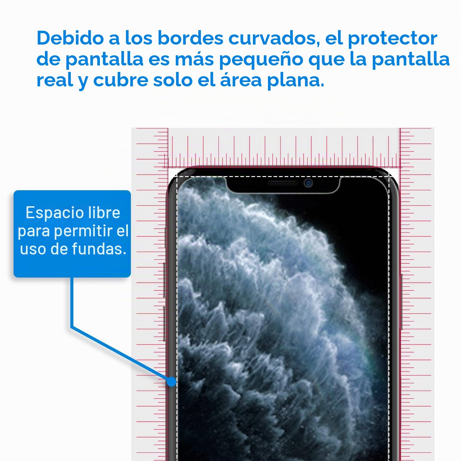 JETech Protector de Pantalla para iPhone 11 y iPhone XR 6,1", Vidrio Cristal Templado, 2 Unidades