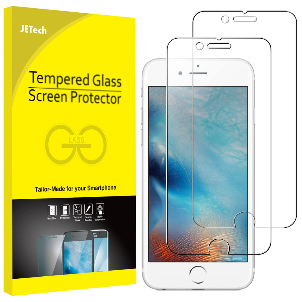 JETech Protector de Pantalla para iPhone 11 y iPhone XR 6,1", Vidrio Cristal Templado, 2 Unidades