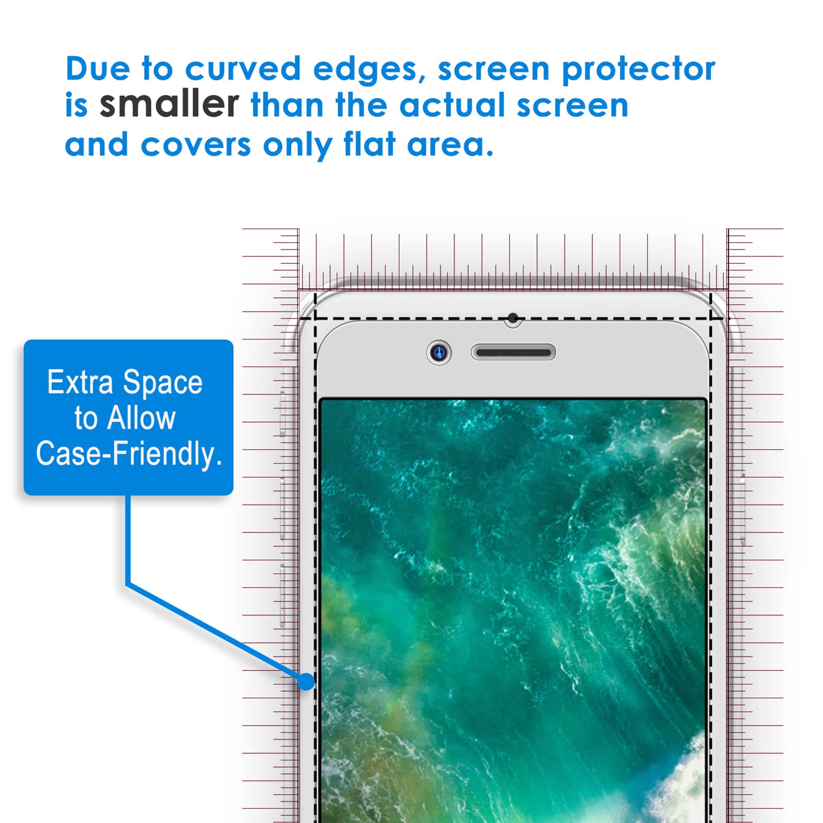 JETech Protector de Pantalla para iPhone 11 y iPhone XR 6,1", Vidrio Cristal Templado, 2 Unidades