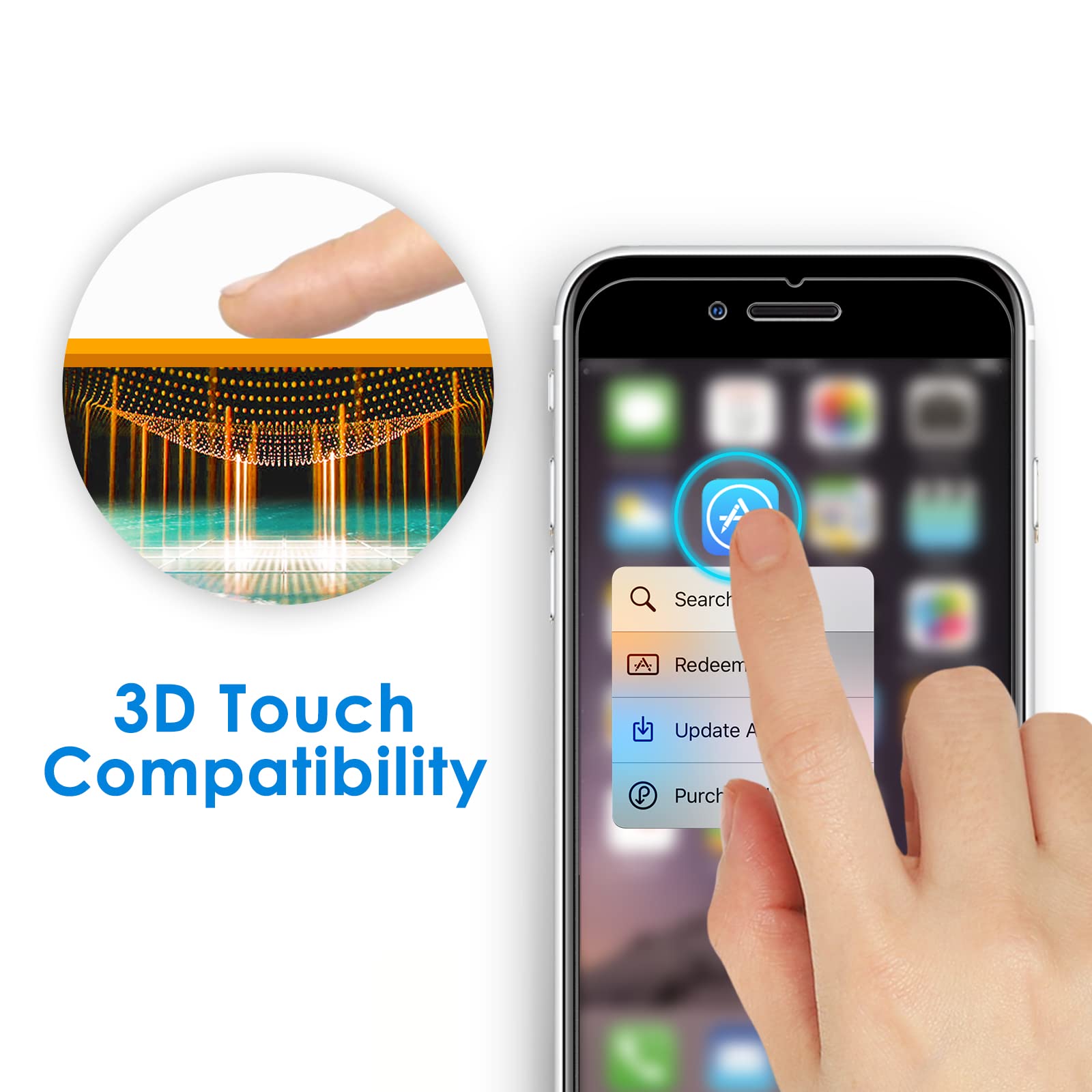 JETech Protector de Pantalla para iPhone 11 y iPhone XR 6,1", Vidrio Cristal Templado, 2 Unidades