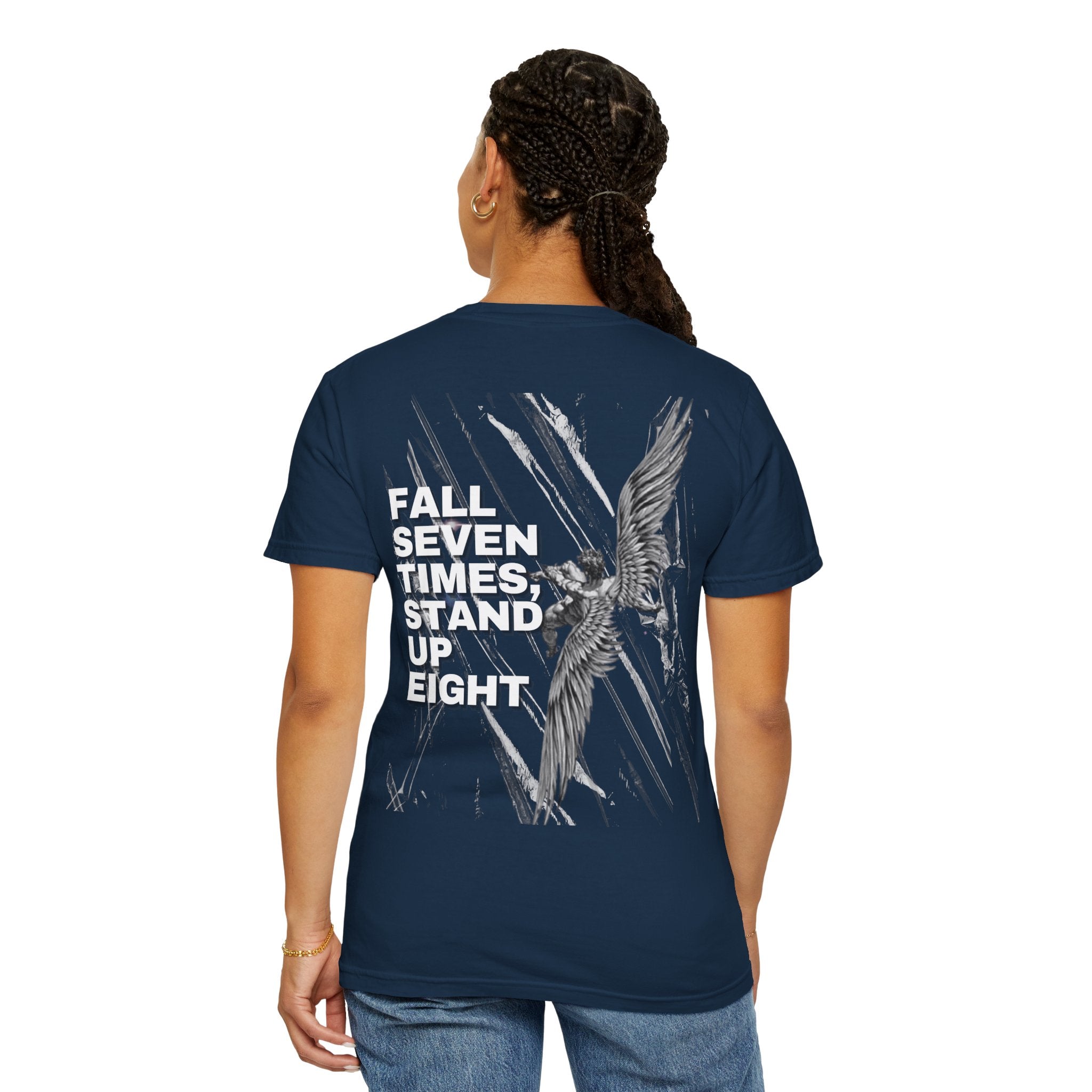 Camiseta Unisex "Fall Seven Times"