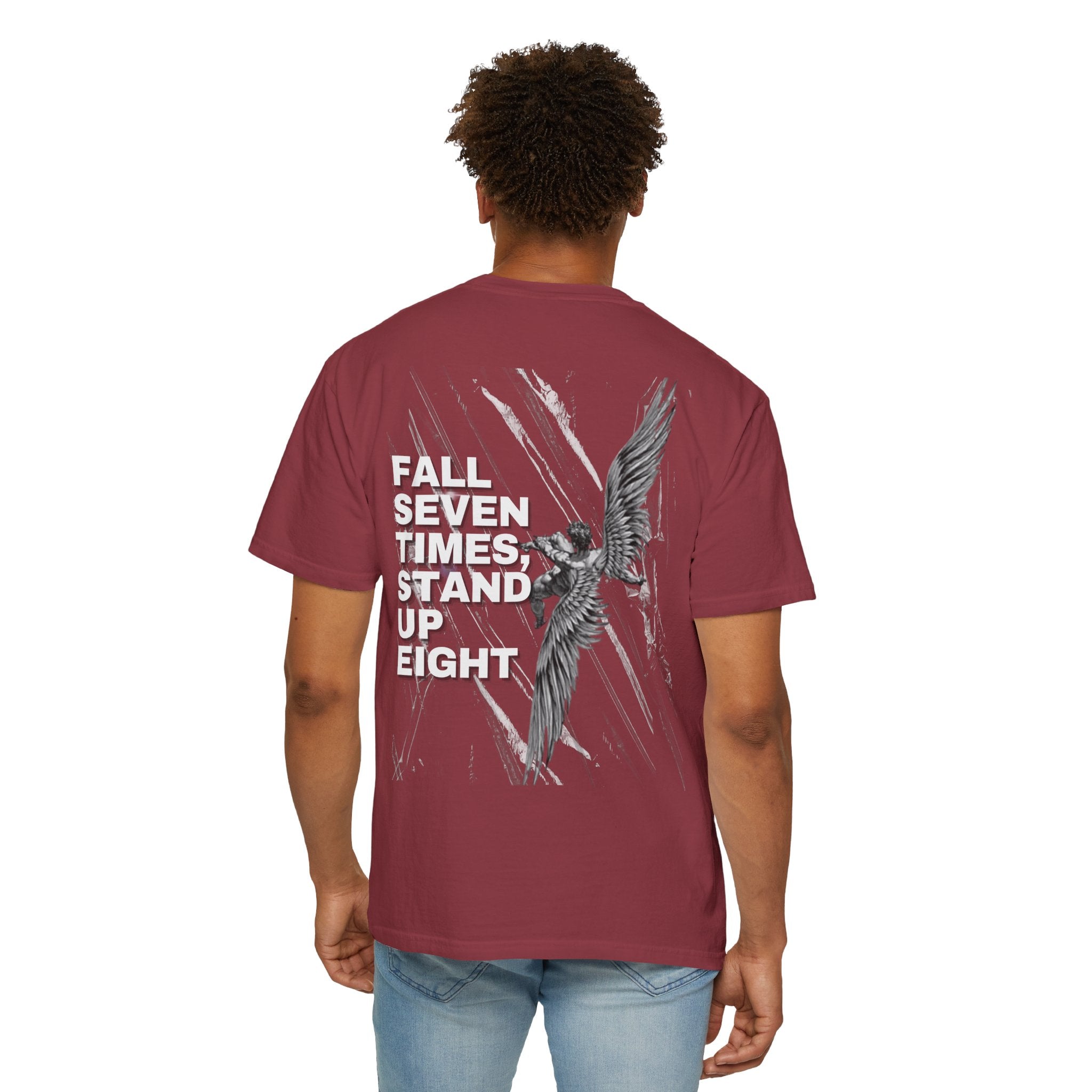 Camiseta Unisex "Fall Seven Times"